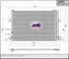 VW 2H0820411 Condenser, air conditioning